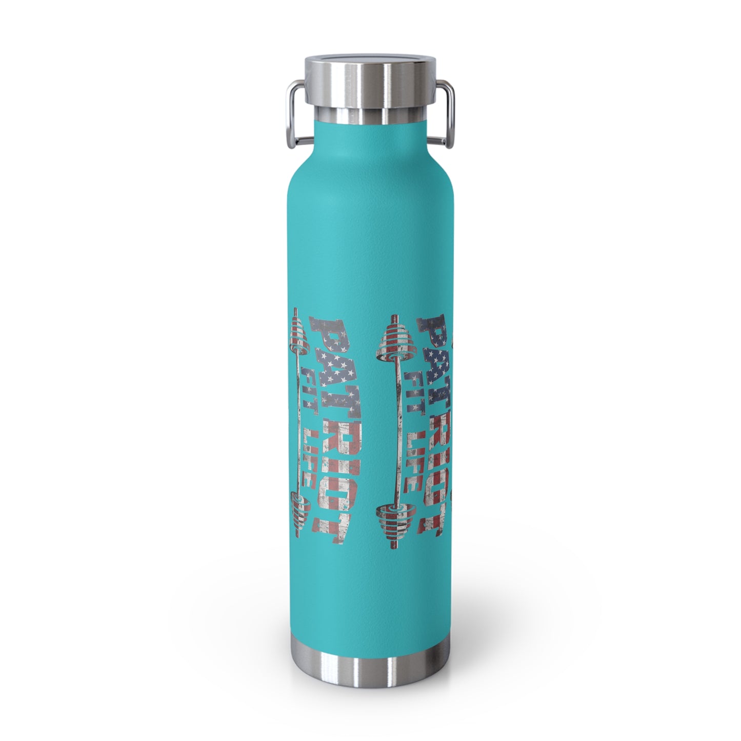 Patriot Fit Life 22oz Copper Insulated Bottle | American Flag Water Bottle