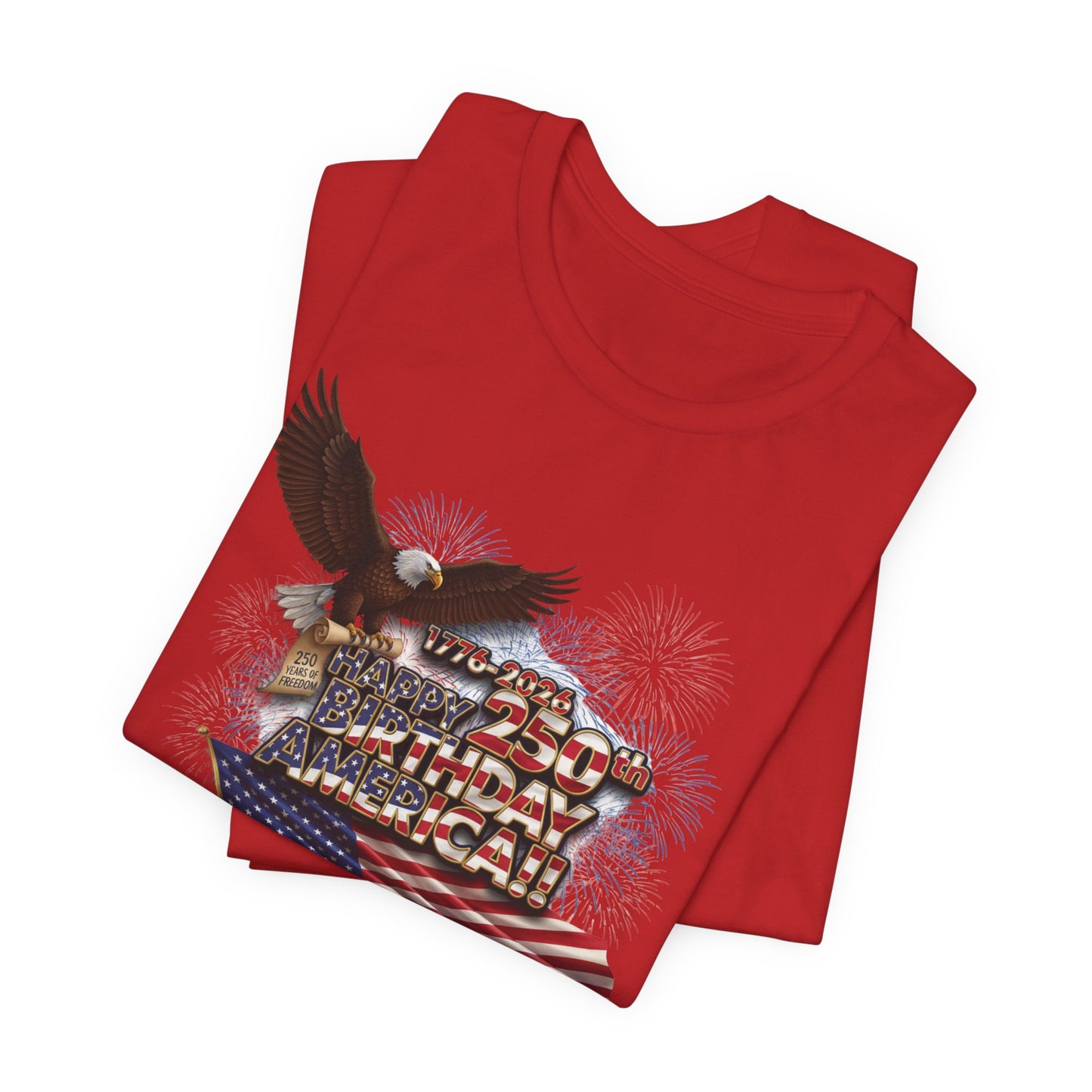 God Bless America T-Shirt | Patriotic Eagle & Flag Tee | Bella Canvas | XS-4XL | July 4th 2026
