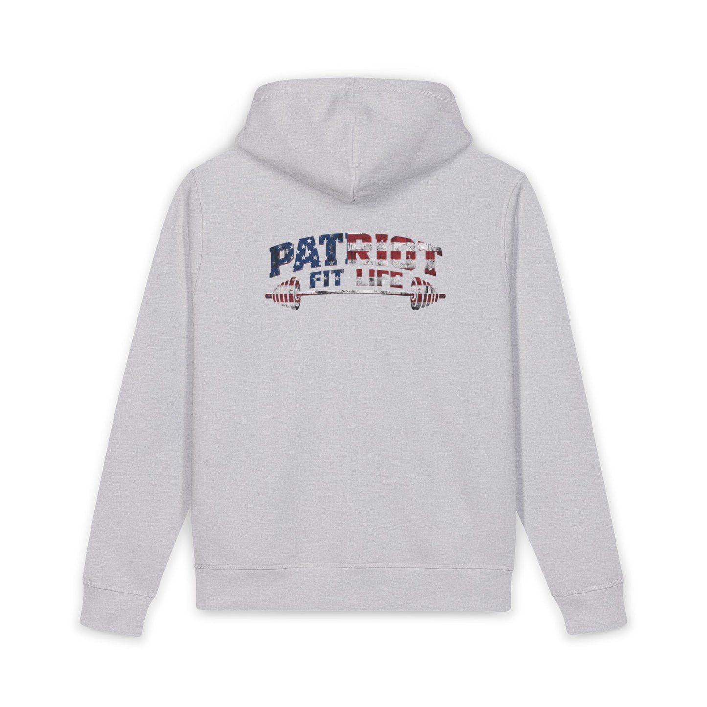 Patriot Fit Life Hoodie | American Flag Barbell Gym Hoodie