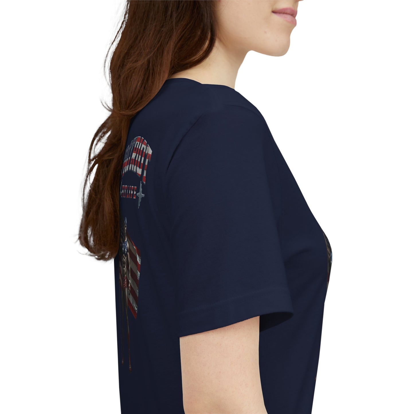 Patriot Fit Life Tee - American Flag Fitness T-Shirt