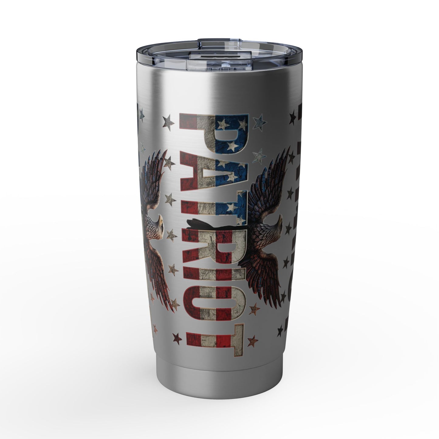 Patriot 20oz Tumbler - American Flag Eagle Stainless Steel Travel Mug