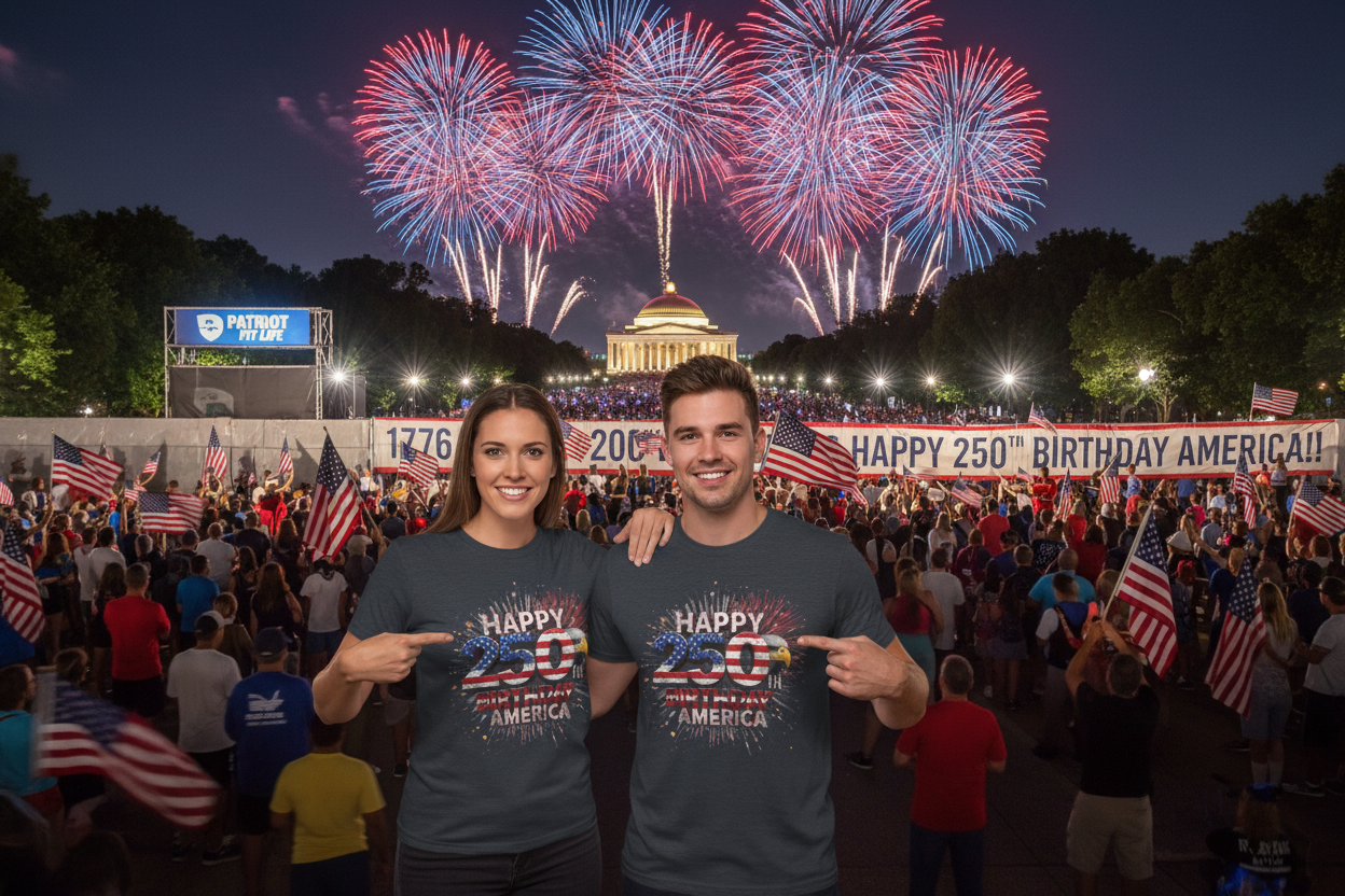 Happy 250th Birthday America Vintage T-Shirt | Patriotic Eagle 250 Tri-Blend Tee | 1776-2026