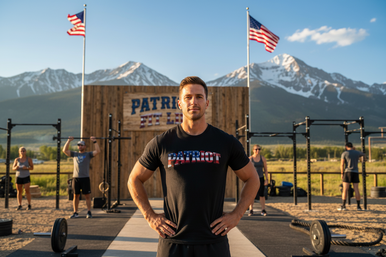 Patriot Graphic Tee - American Flag Short Sleeve T-Shirt