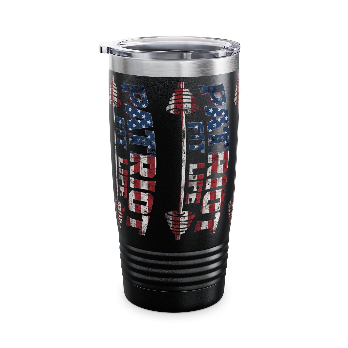 Patriot Fit Life 20oz Ringneck Tumbler  American Flag Insulated Travel Mug