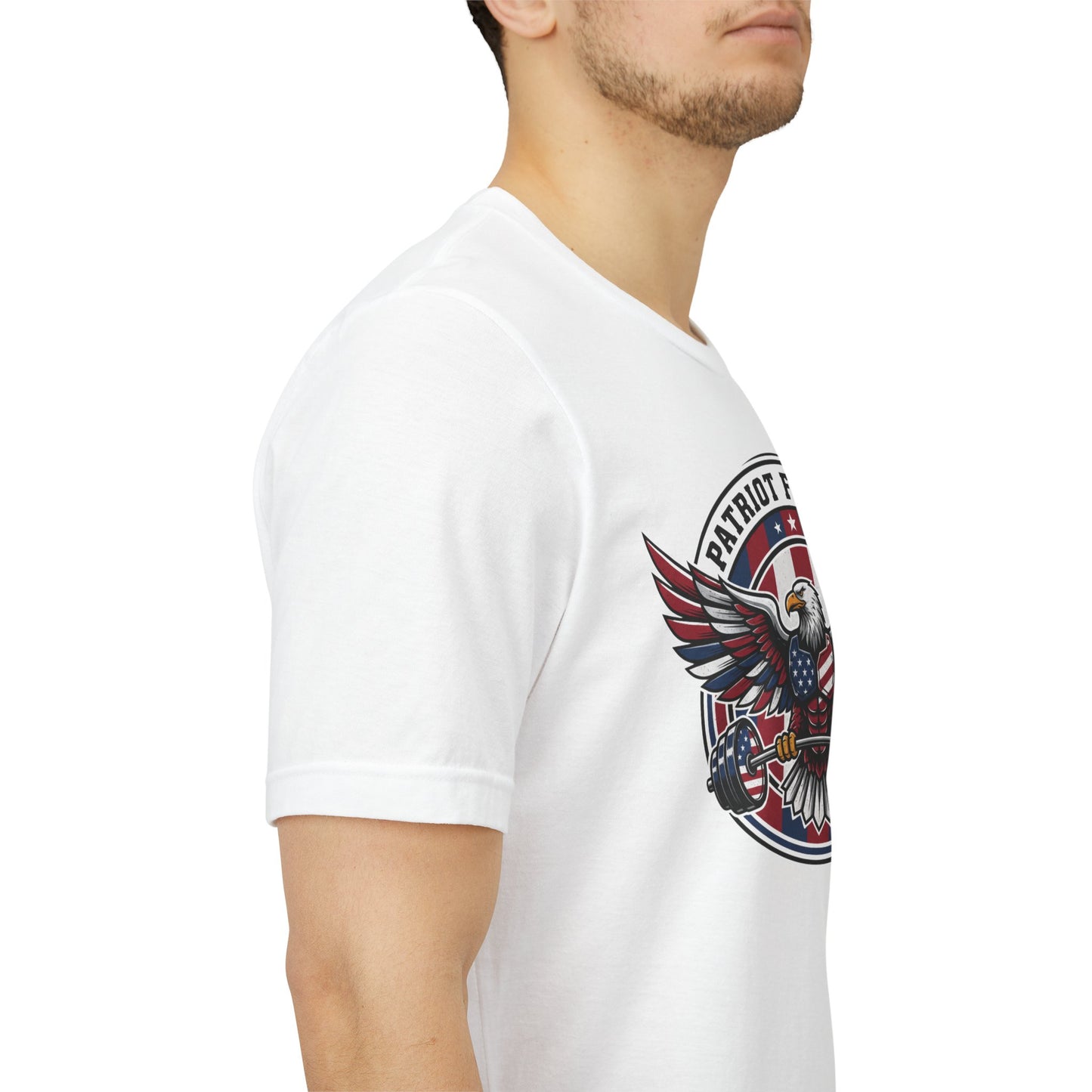 Patriot Fit Life Eagle T-Shirt | American Flag Fitness Tee