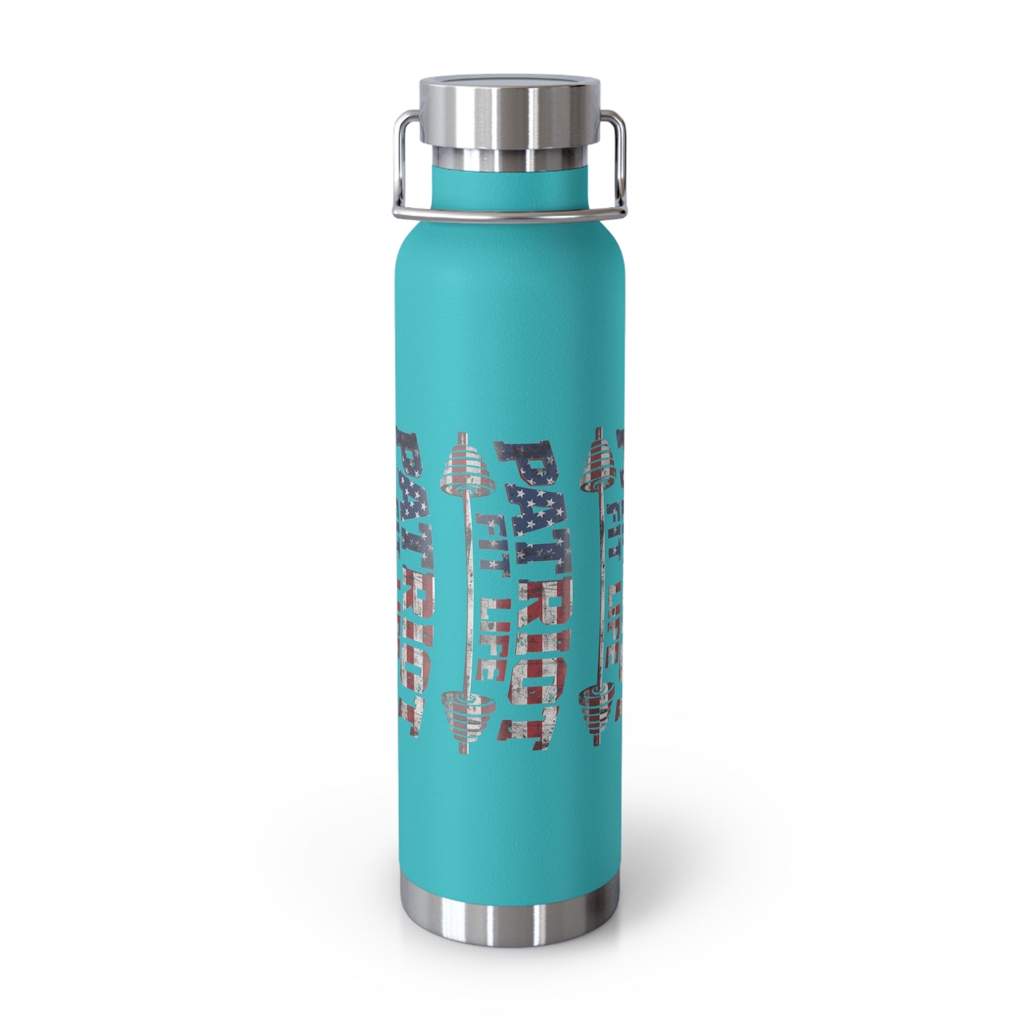 Patriot Fit Life 22oz Copper Insulated Bottle | American Flag Water Bottle