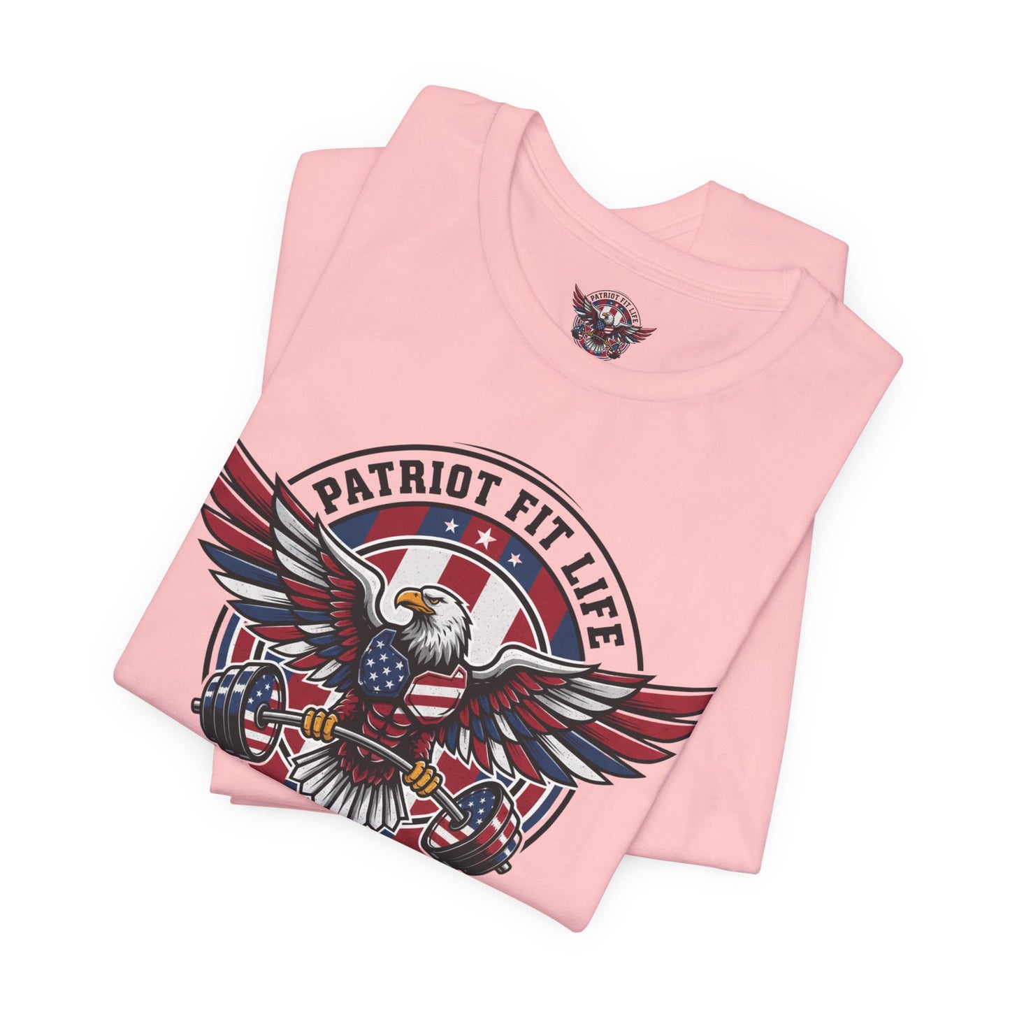 Patriot Fit Life Eagle T-Shirt | American Flag Fitness Tee