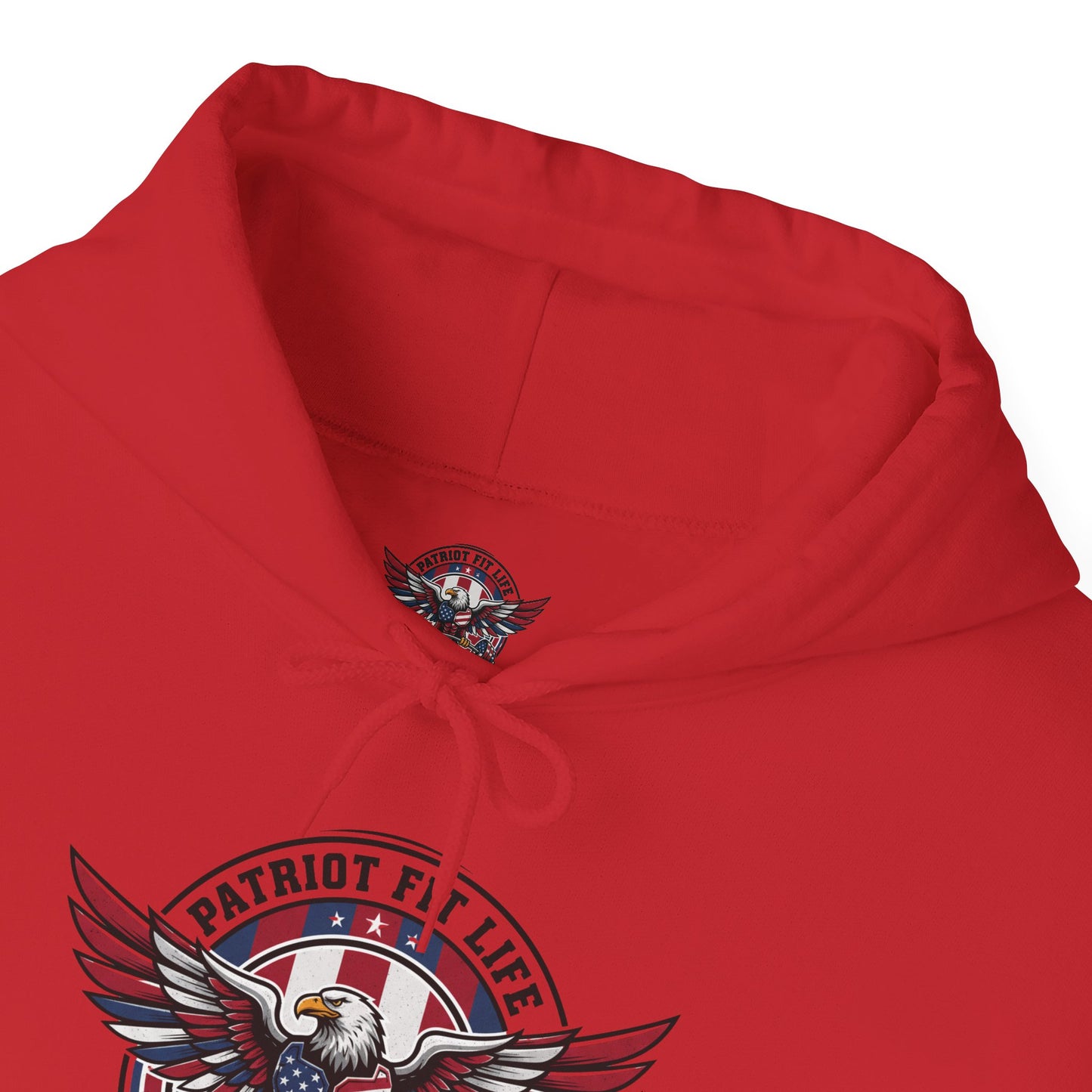 Patriot Fit Life Hoodie — American Eagle Flag Fitness Sweatshirt - Premium Patriotic Apparel
