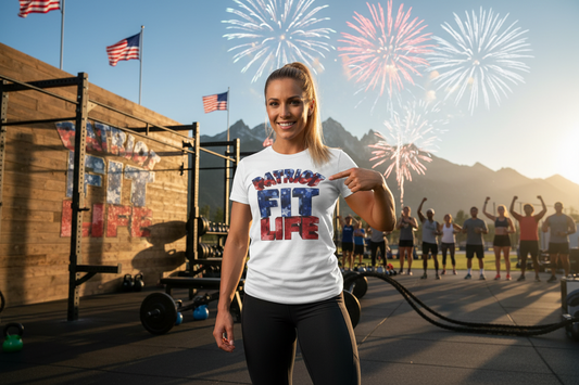 Patriot Fit Life T-Shirt - American Flag Fitness Tee