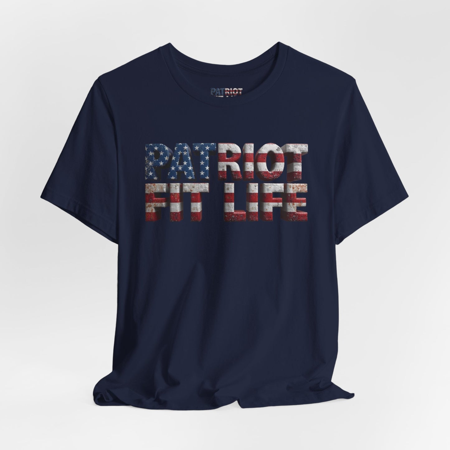 Patriot Fit Life American Flag Gym T-Shirt | Fitness Apparel