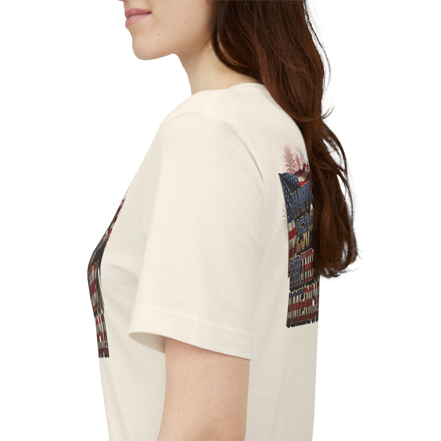 Happy 250th Birthday America T-Shirt | Patriotic Bald Eagle & Flag Tee | July 4th 2026 | 1776–2026