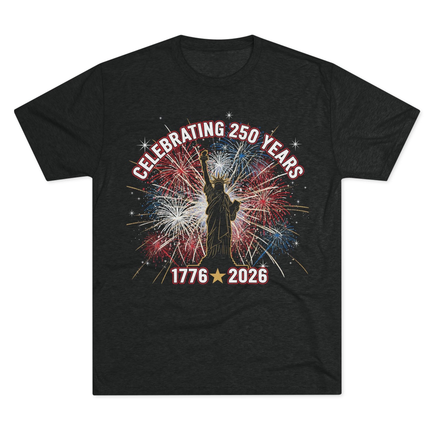 America 250th Anniversary Tri-Blend T-Shirt | Celebrating 250 Years 1776–2026
