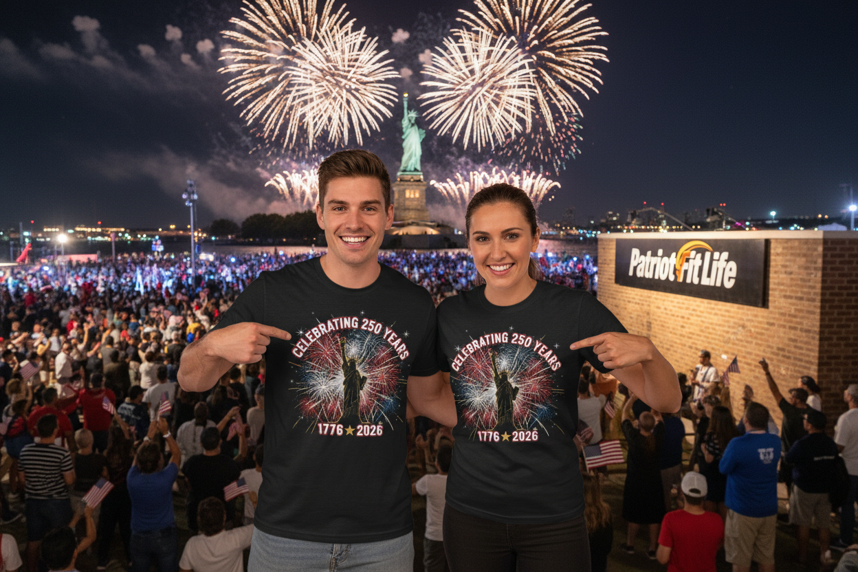 America 250th Anniversary Tri-Blend T-Shirt | Celebrating 250 Years 1776–2026