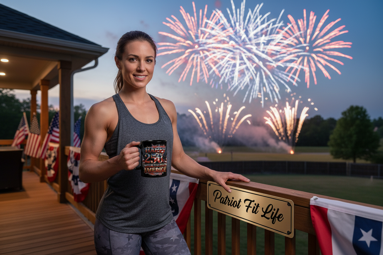 Happy 250th Birthday America Black Mug – Patriotic Anniversary Coffee Cup