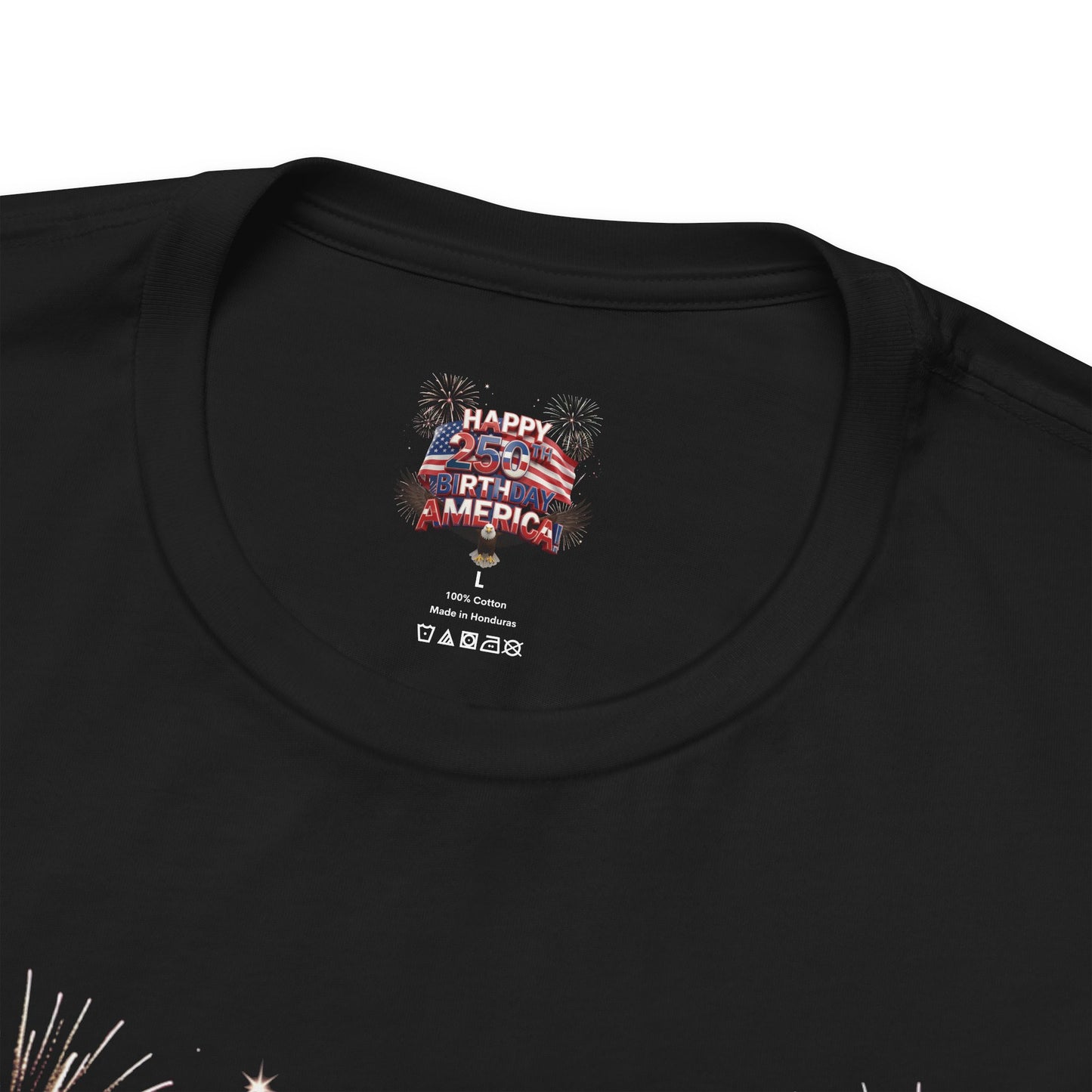 Happy 250th Birthday America Fireworks Eagle T-Shirt | July 4th