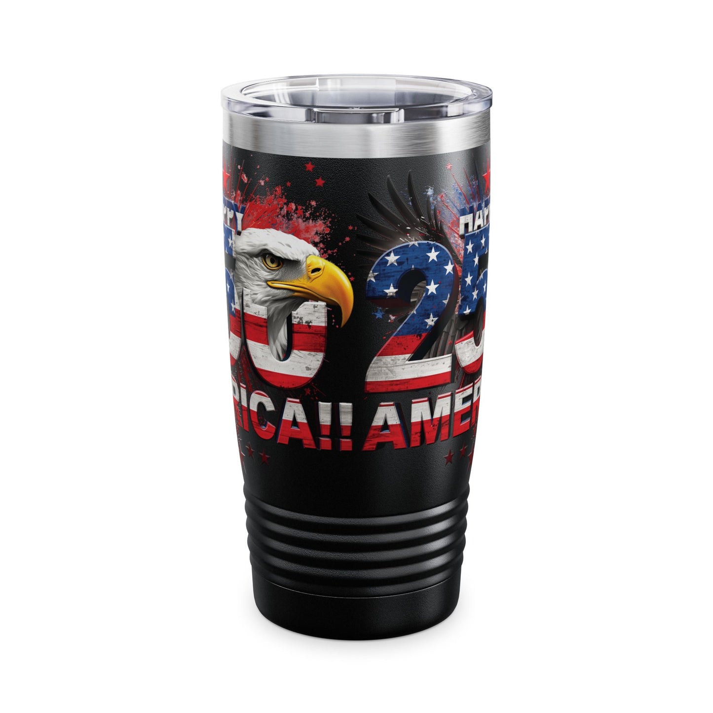 Happy 250th America Eagle Tumbler | 20oz Patriotic Stainless Steel Travel Cup | 1776–2026