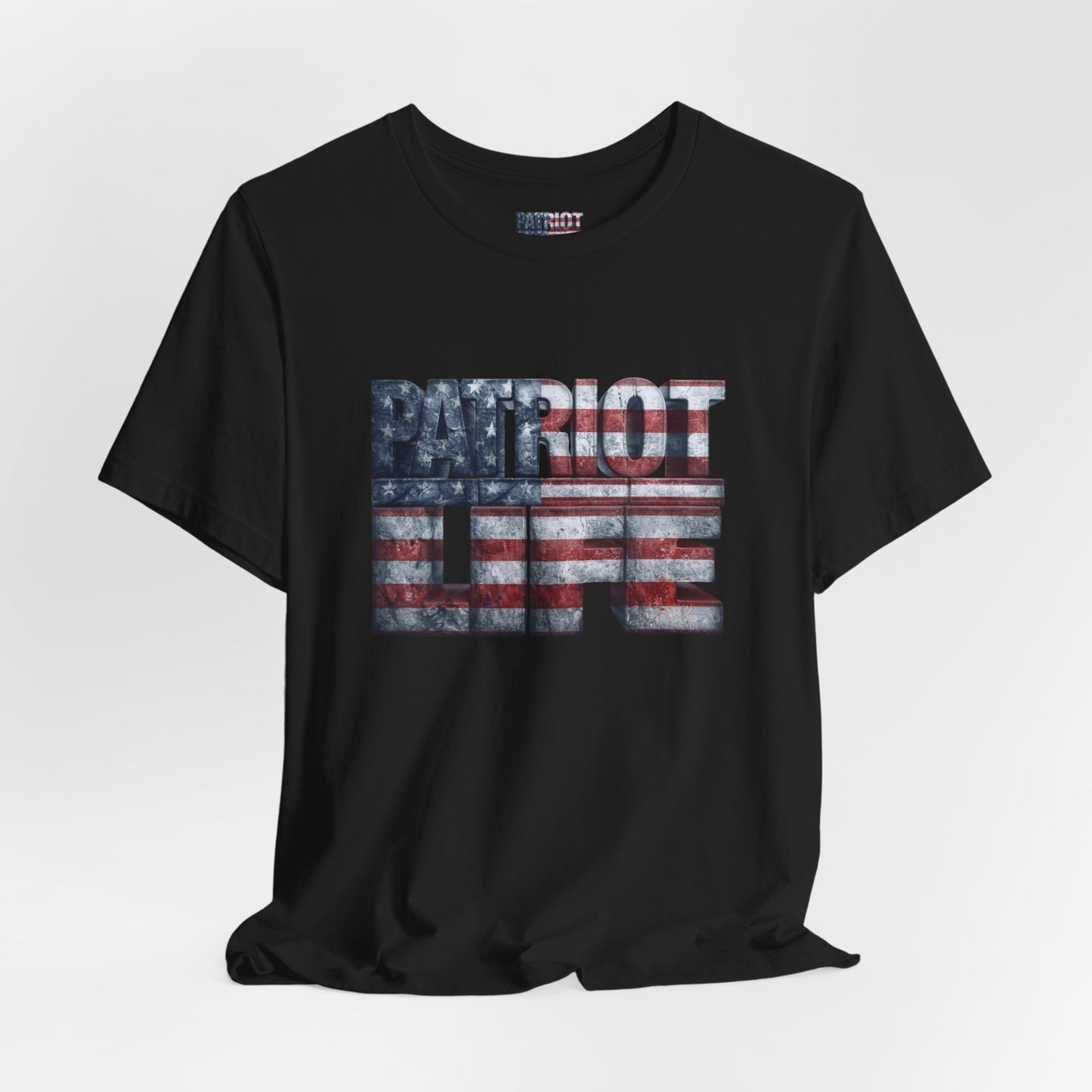 Patriot Life American Flag T-Shirt | Distressed Graphic Tee Unisex