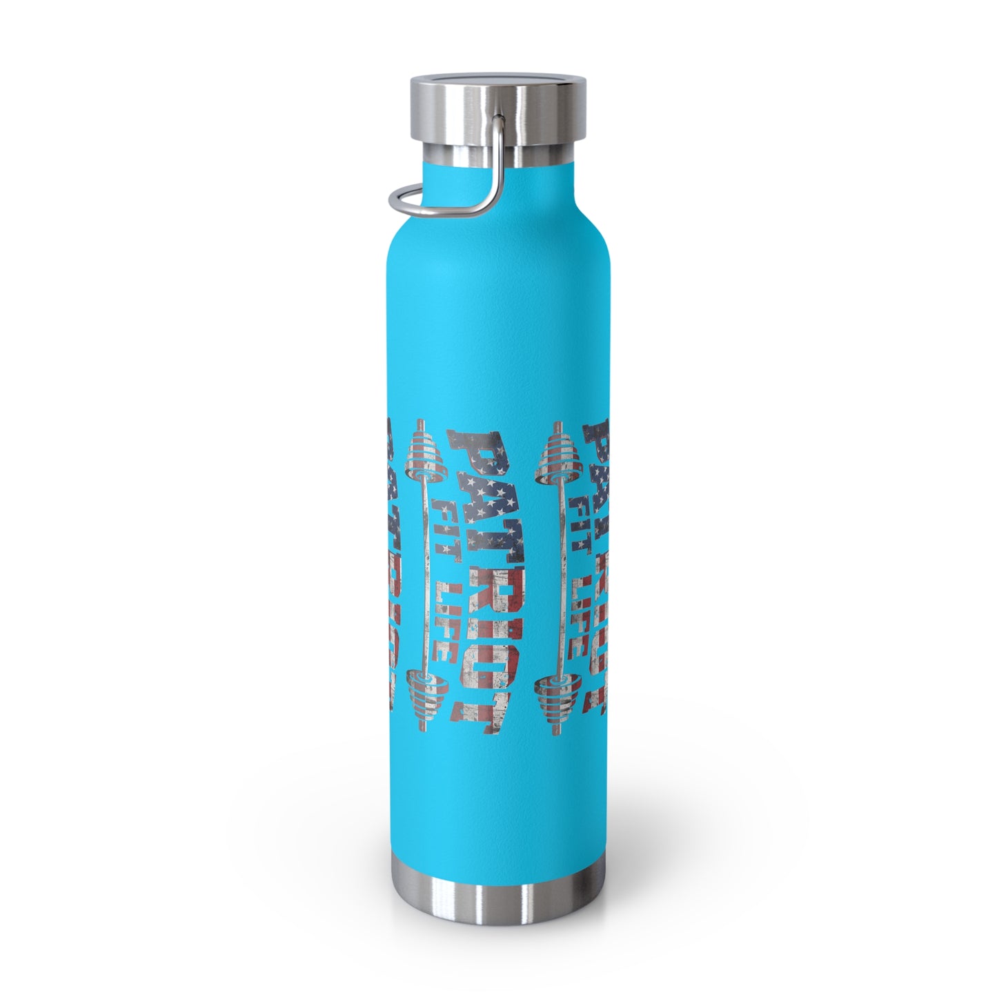Patriot Fit Life 22oz Copper Insulated Bottle | American Flag Water Bottle