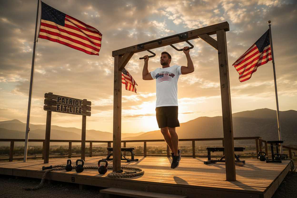 Patriot Fit Life T-Shirt | Vintage American Flag Graphic Tee