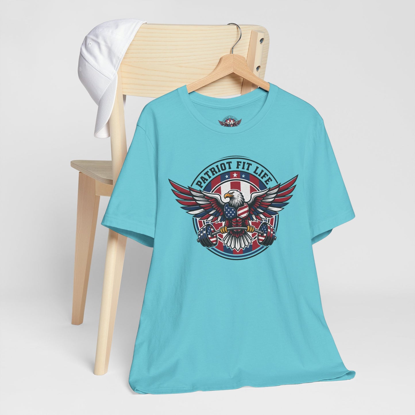 Patriot Fit Life Eagle T-Shirt | American Flag Fitness Tee