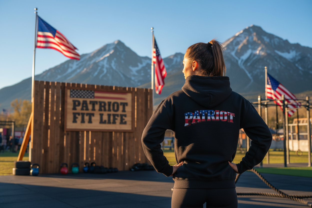 Patriot Flag Hoodie - American Flag Graphic Pullover