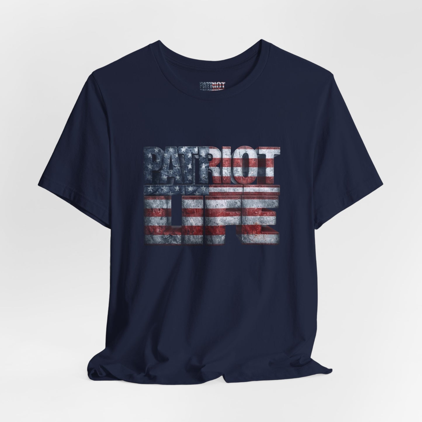 Patriot Life American Flag T-Shirt | Distressed Graphic Tee Unisex