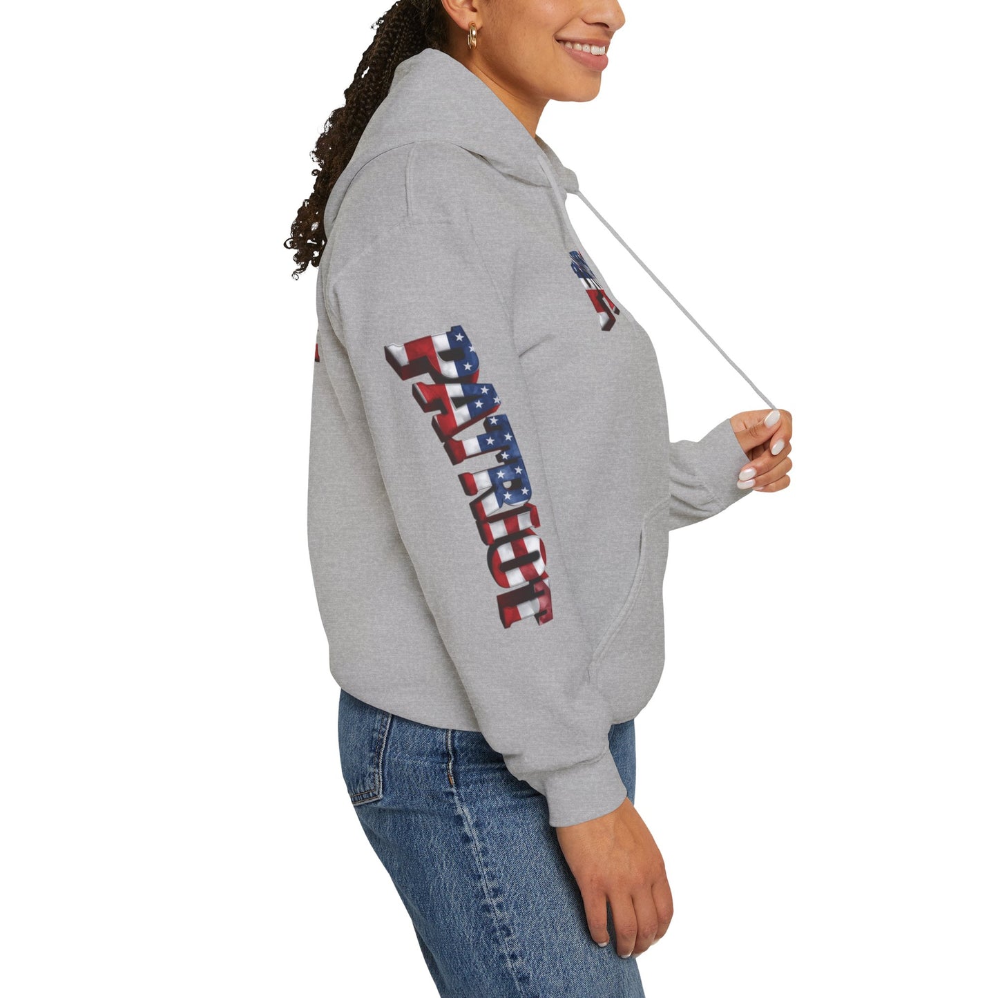 Patriot Hoodie - American Flag Graphic Pullover Sweatshirt