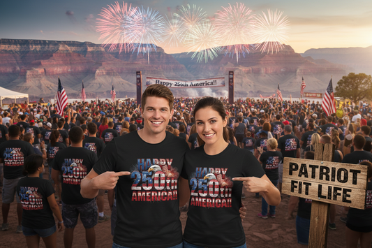 Happy 250th Birthday America T-Shirt | Patriotic Bald Eagle USA Flag Tee | 1776–2026