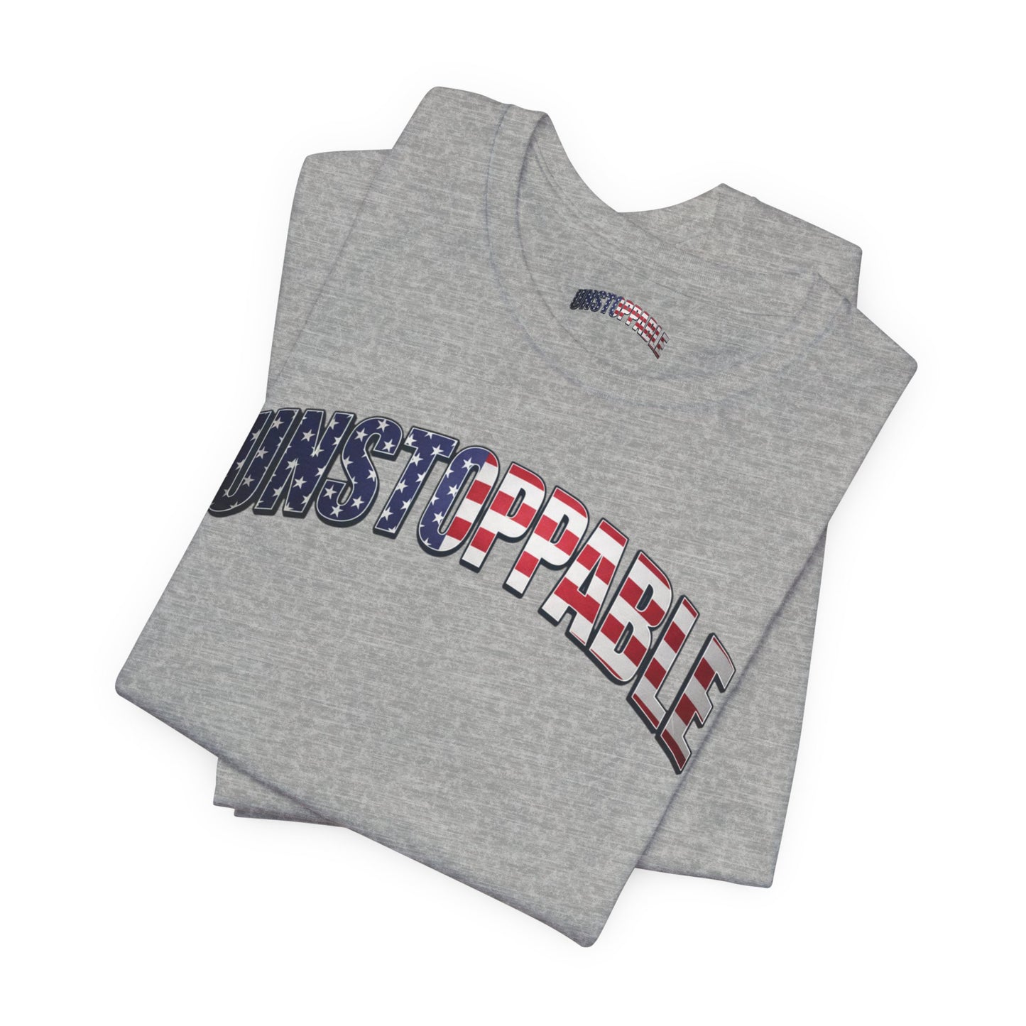 Unstoppable American Flag T-Shirt | Patriotic Graphic Tee