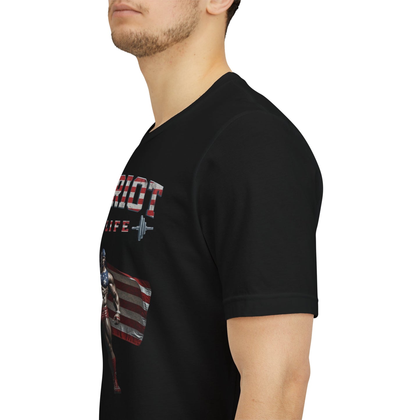 Patriot Fit Life Tee - American Flag Fitness T-Shirt