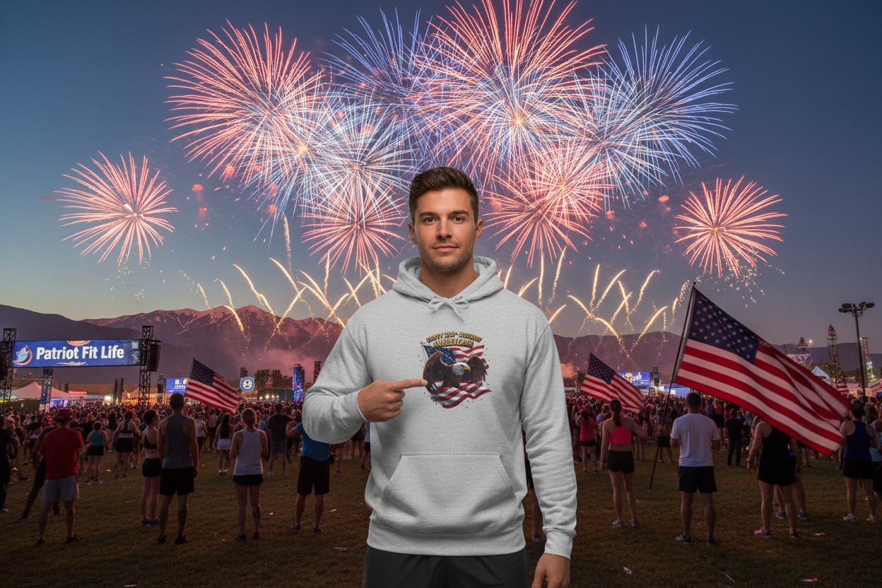 Happy 250th Birthday America Hoodie | Patriotic Celebration Sweatshirt