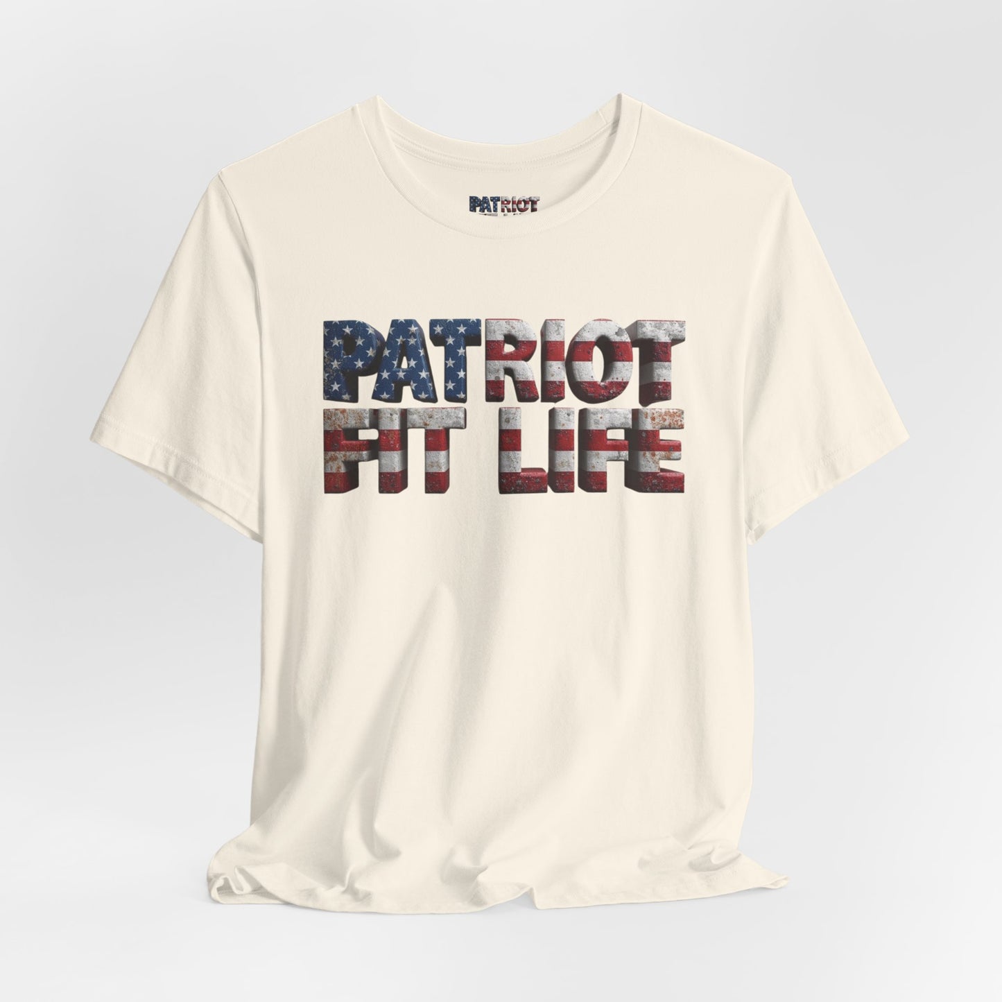 Patriot Fit Life American Flag Gym T-Shirt | Fitness Apparel