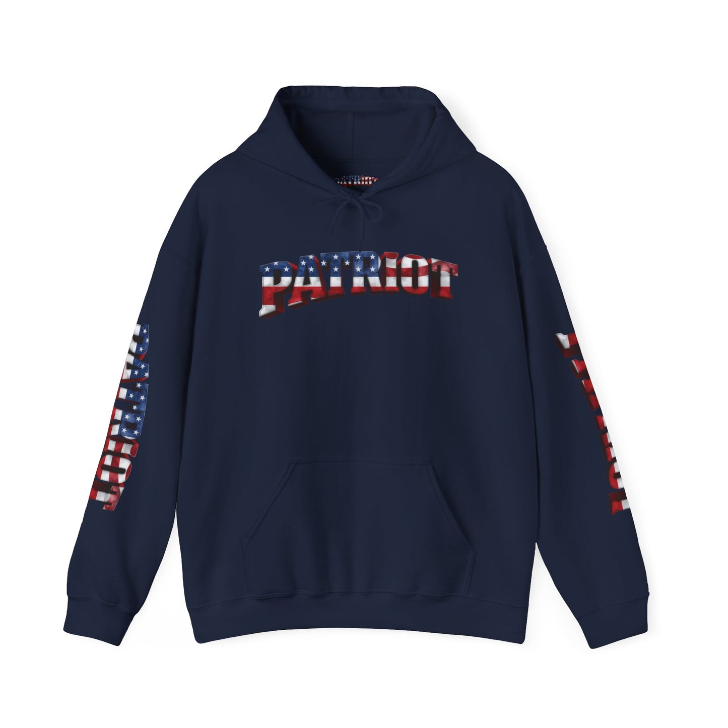 Patriot Hoodie - American Flag Graphic Pullover Sweatshirt