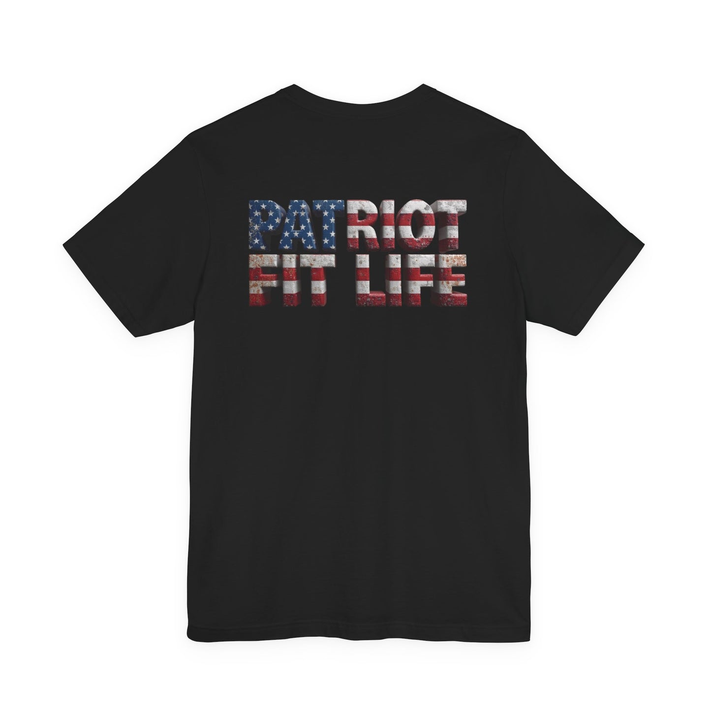 Patriot Fit Life American Flag Gym T-Shirt | Fitness Apparel