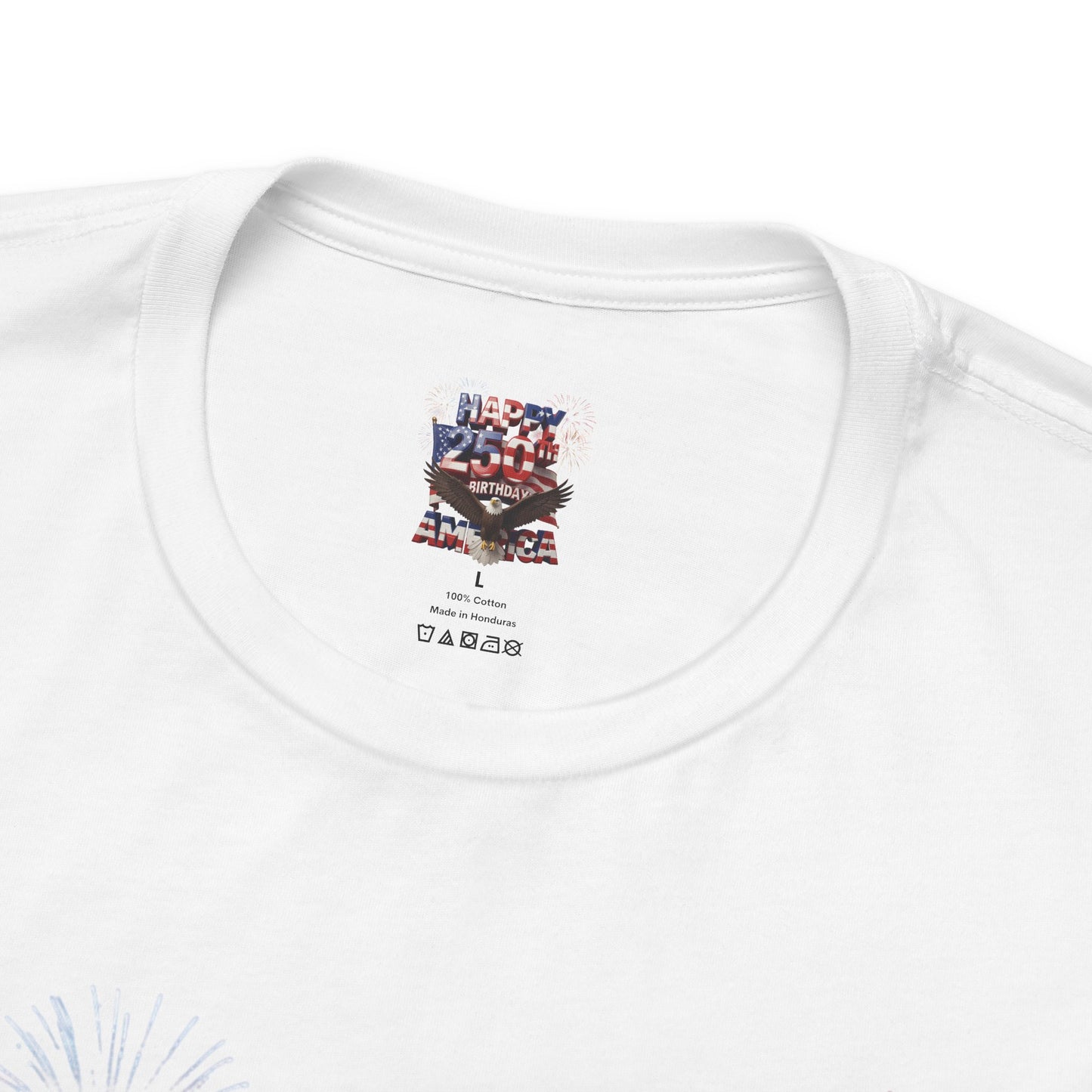 America 250th Birthday Eagle Fireworks T-Shirt | Patriotic Tee