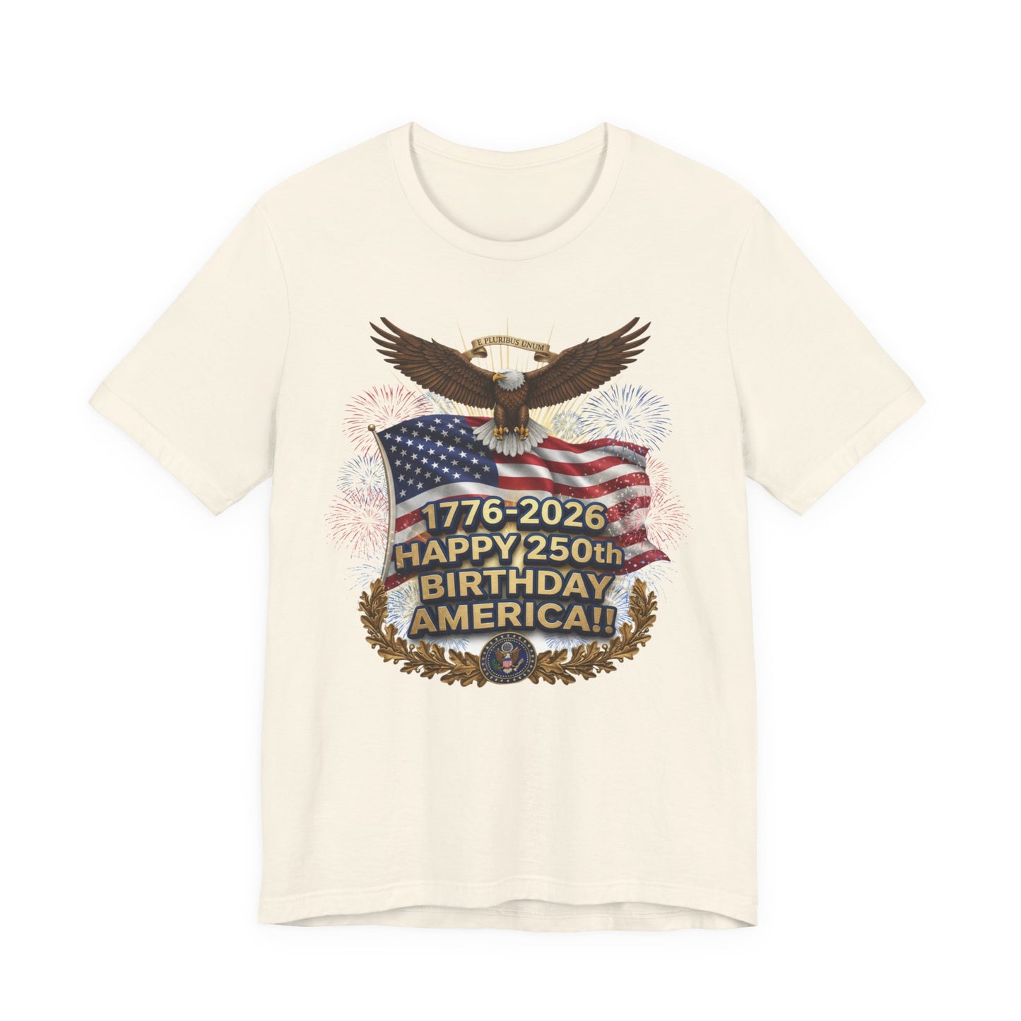 Happy 250th Birthday America T-Shirt – 1776-2026 Patriotic Eagle Flag Tee