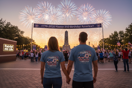 Happy 250th Birthday America Vintage T-Shirt | Patriotic Eagle 250 Tri-Blend Tee | 1776-2026