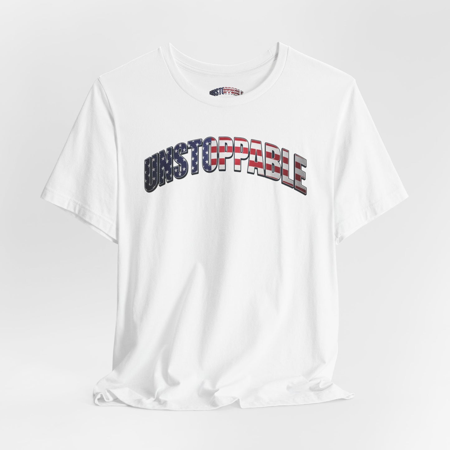 Unstoppable American Flag T-Shirt | Patriotic Graphic Tee