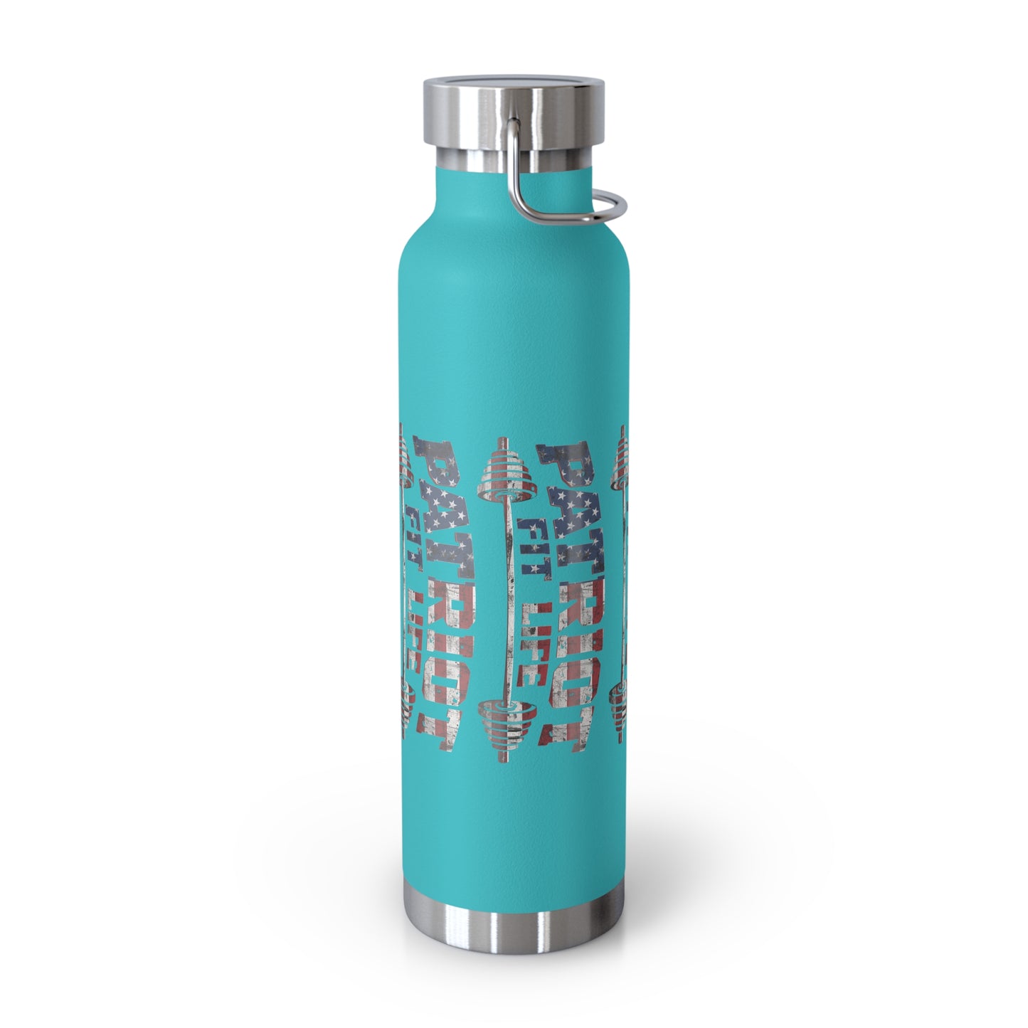 Patriot Fit Life 22oz Copper Insulated Bottle | American Flag Water Bottle