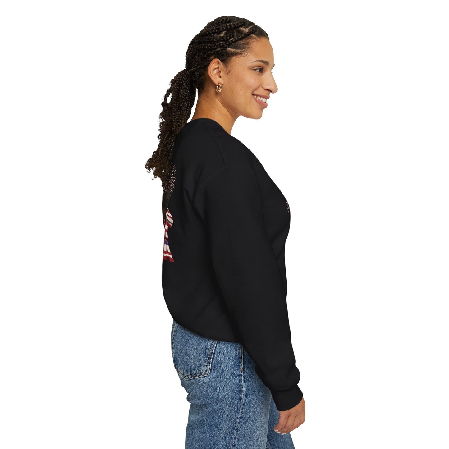 Happy 250th Birthday America Sweatshirt - Patriotic Fireworks Crewneck | Unisex