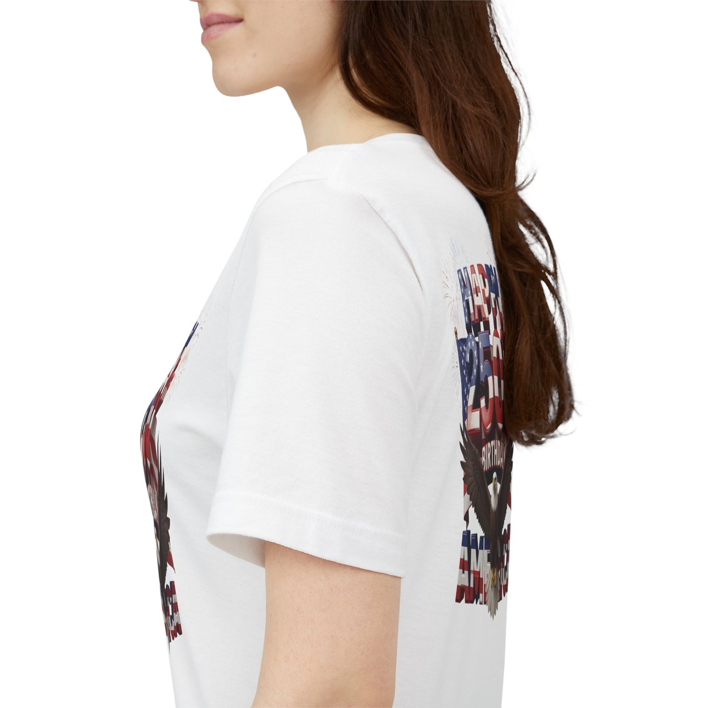 America 250th Birthday Eagle Fireworks T-Shirt | Patriotic Tee
