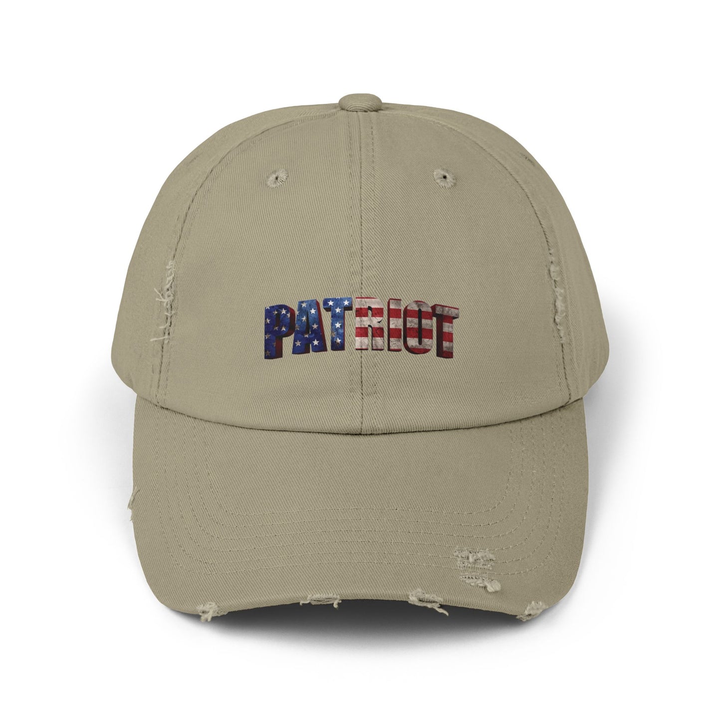 Distressed Patriot Baseball Cap - American Flag Hat