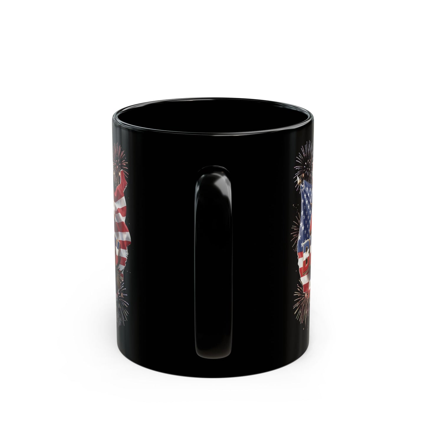 Happy 250th Birthday America Mug - Patriotic 4th of July Black Coffee Cup | 11oz & 15oz