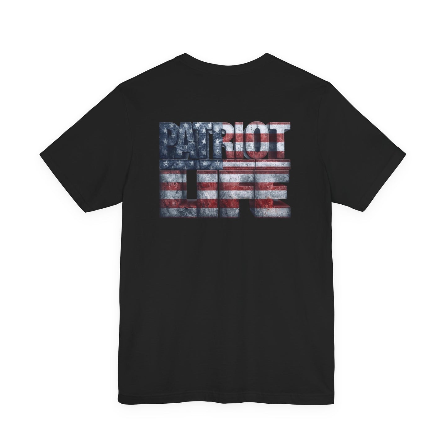 Patriot Life American Flag T-Shirt | Distressed Graphic Tee Unisex