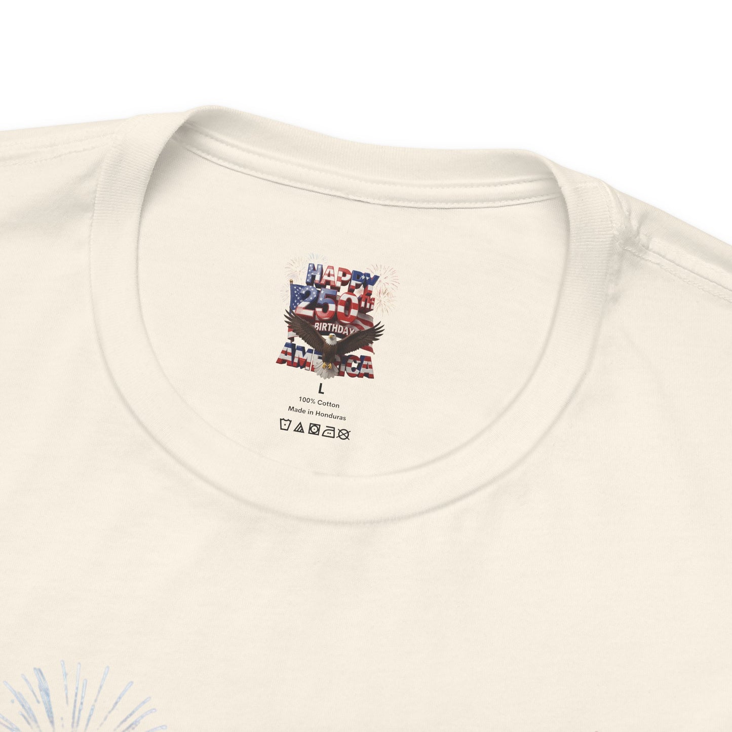 America 250th Birthday Eagle Fireworks T-Shirt | Patriotic Tee