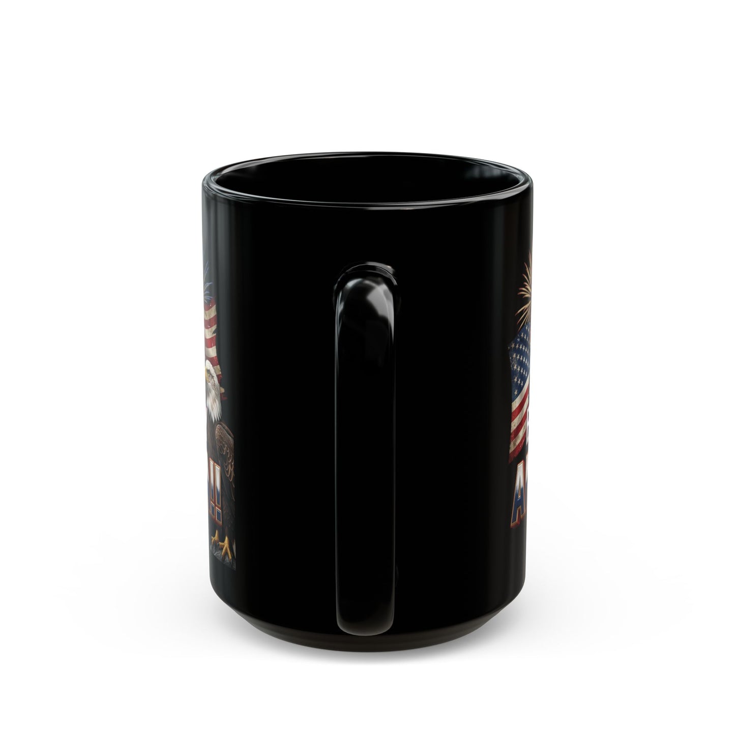 Happy 250th Birthday America Mug | Patriotic Eagle Flag & Fireworks Coffee Cup | 11oz & 15oz