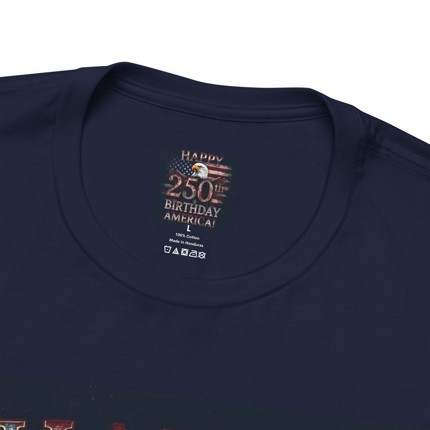 Happy 250th Birthday America T-Shirt | Patriotic Eagle & Flag Tee | 1776–2026