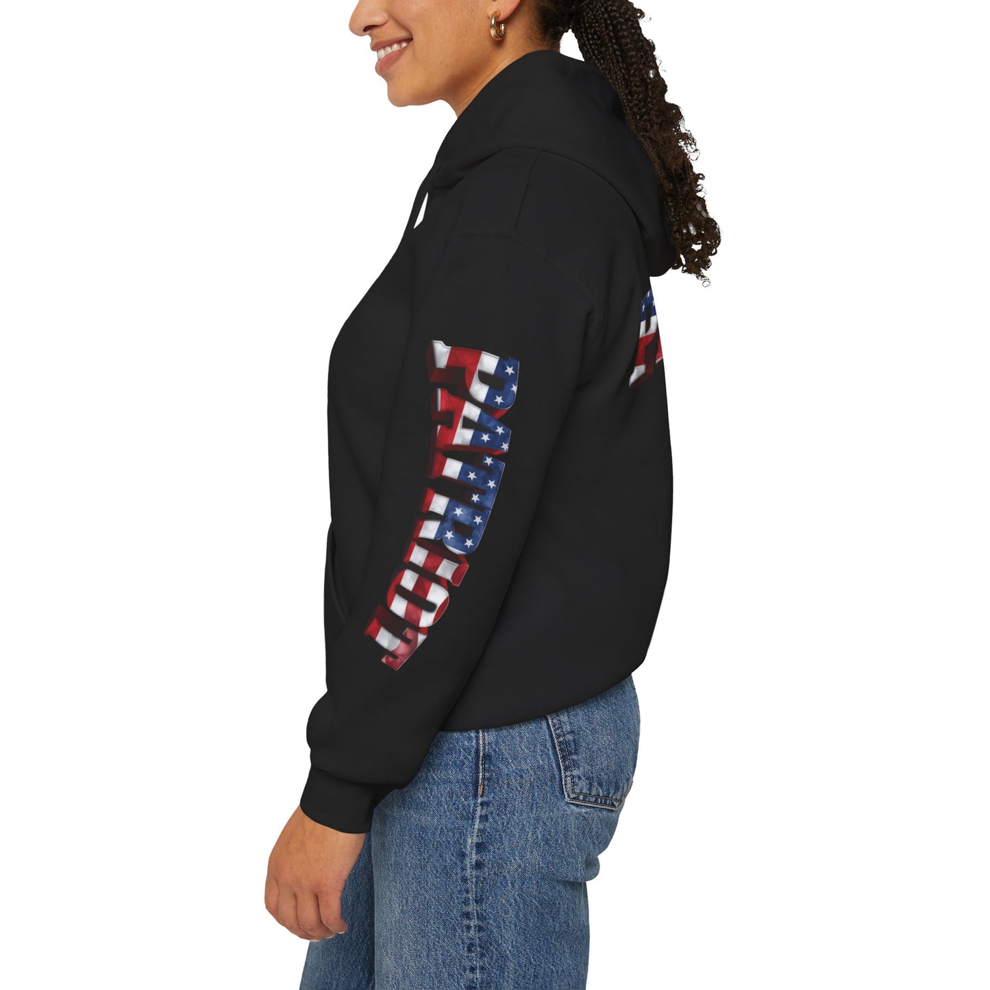 Patriot Hoodie - American Flag Graphic Pullover Sweatshirt