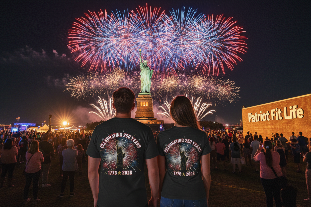 America 250th Anniversary Tri-Blend T-Shirt | Celebrating 250 Years 1776–2026