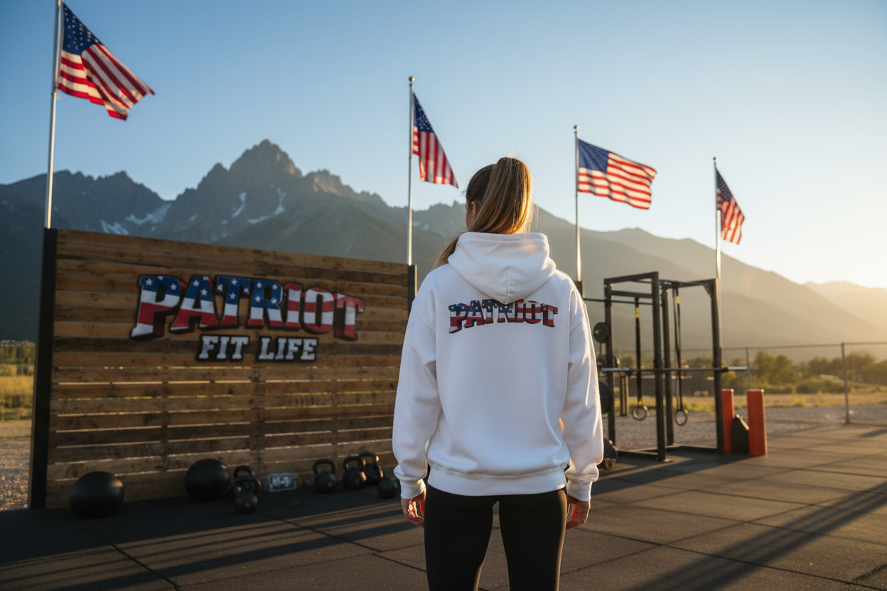 Patriot Flag Hoodie - American Flag Graphic Pullover